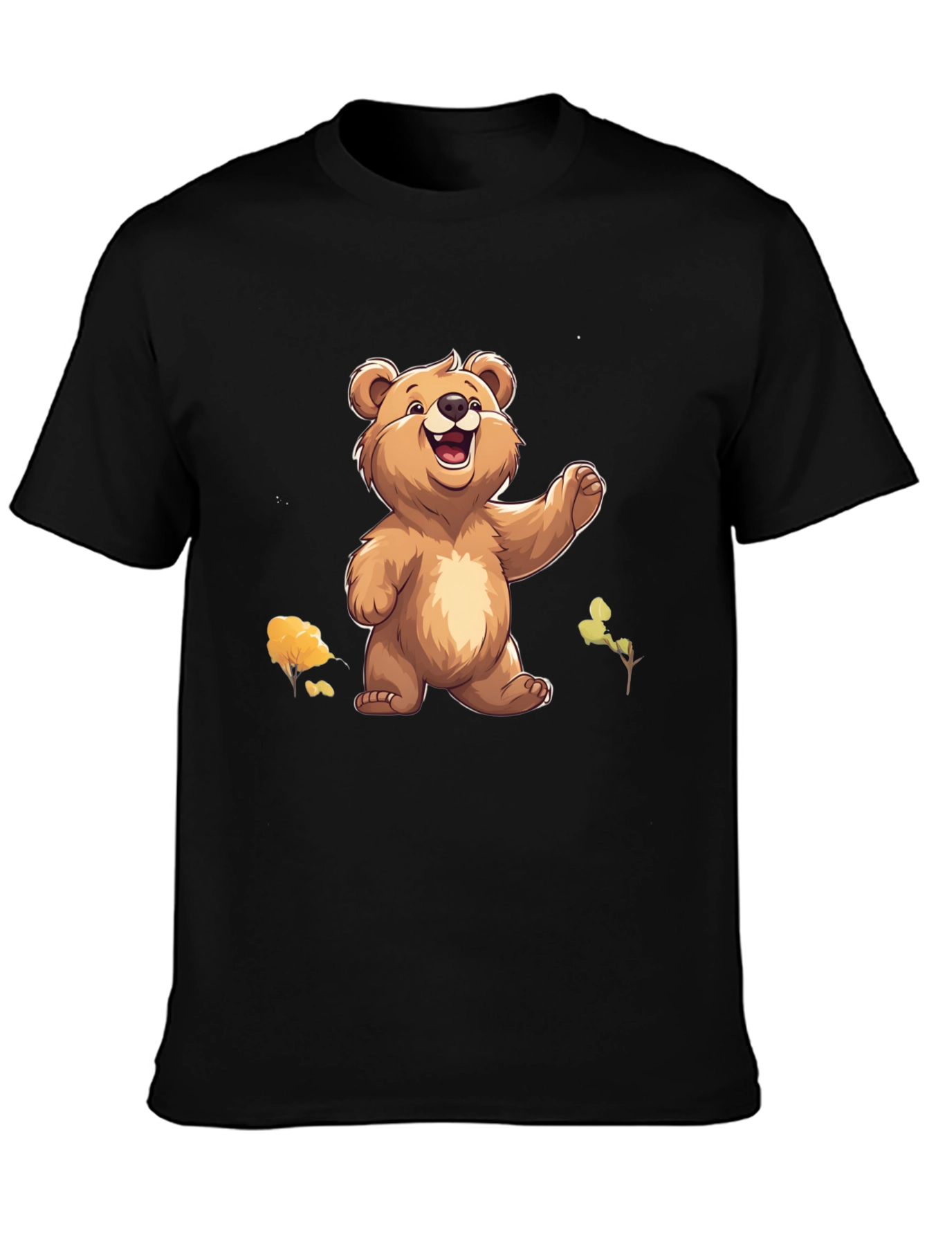 Bear Graphic Tee - Cute Cartoon Style