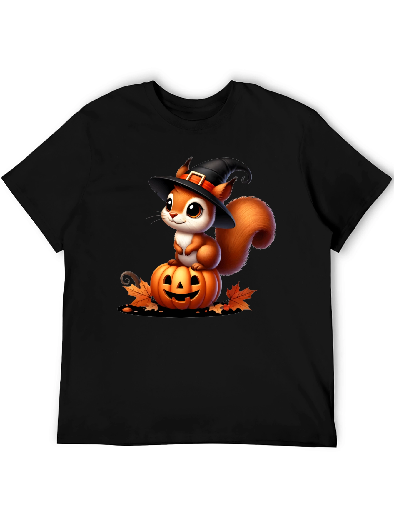 Halloween Squirrel Pumpkin T-Shirt