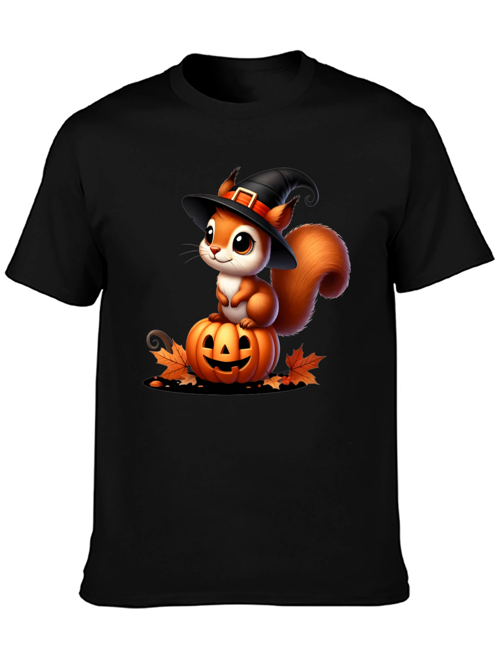 Halloween Squirrel Pumpkin T-Shirt