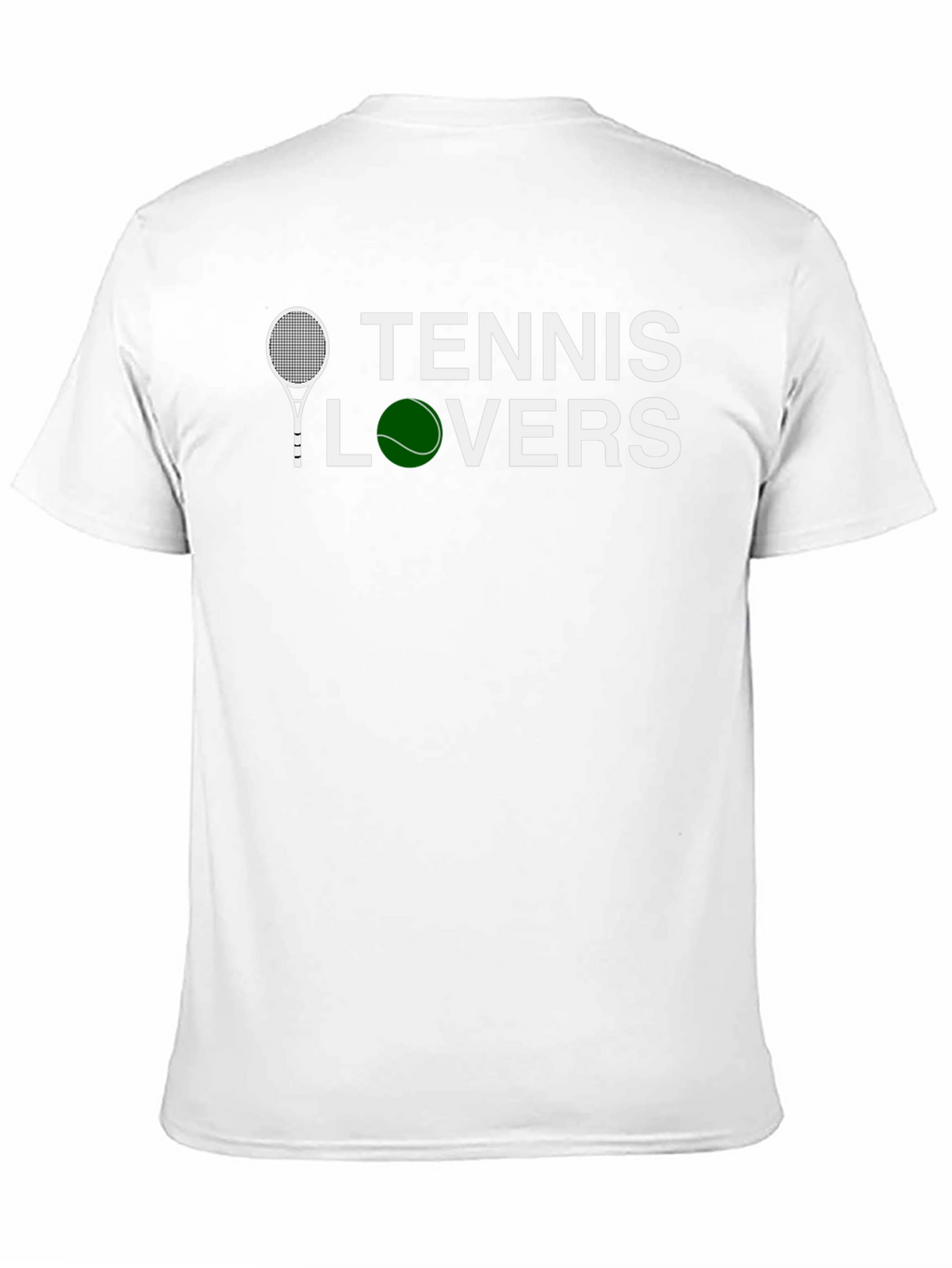 Tennis Lovers Graphic T-Shirt - Black