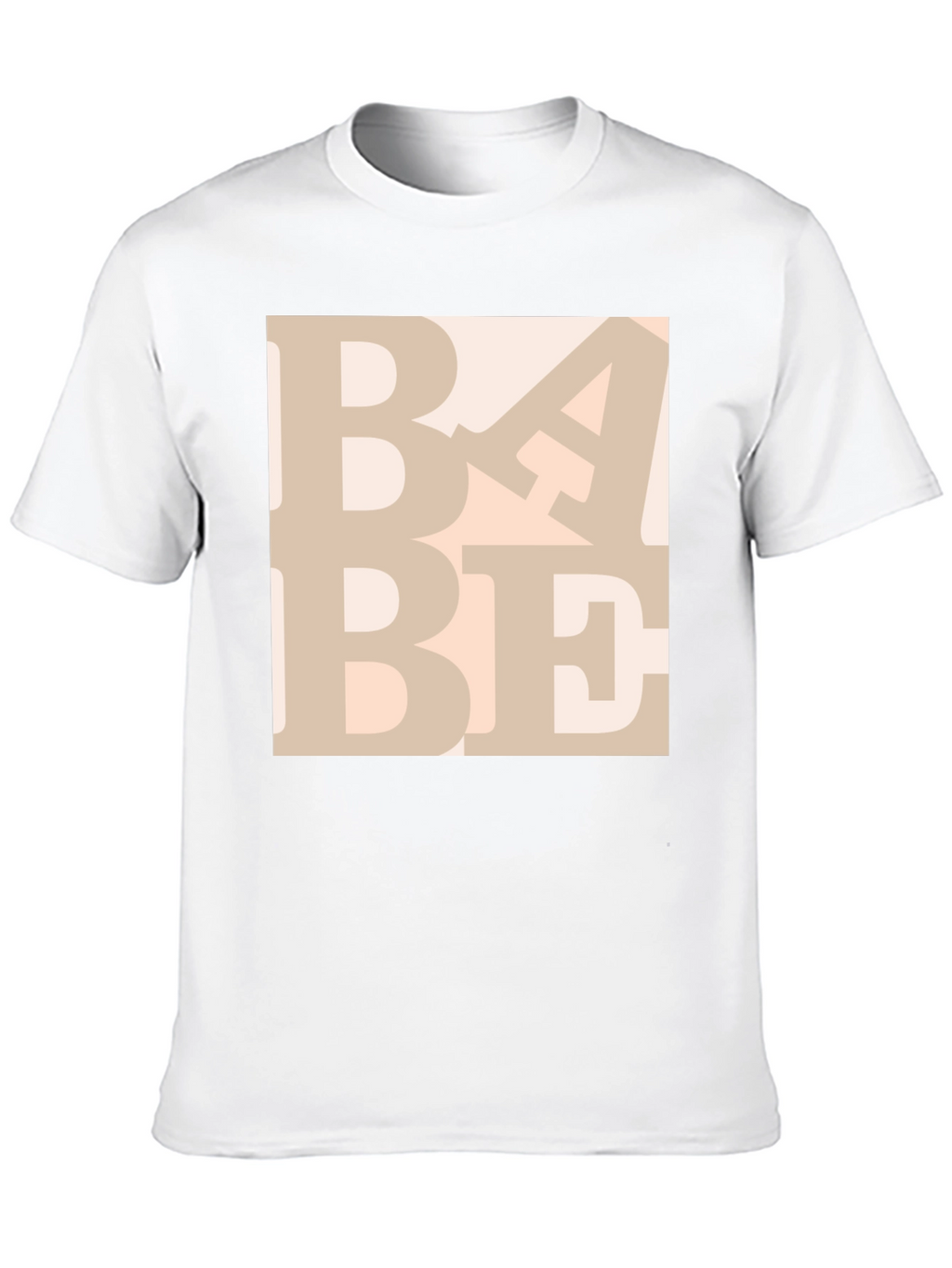BABE Graphic Print Crewneck T-Shirt