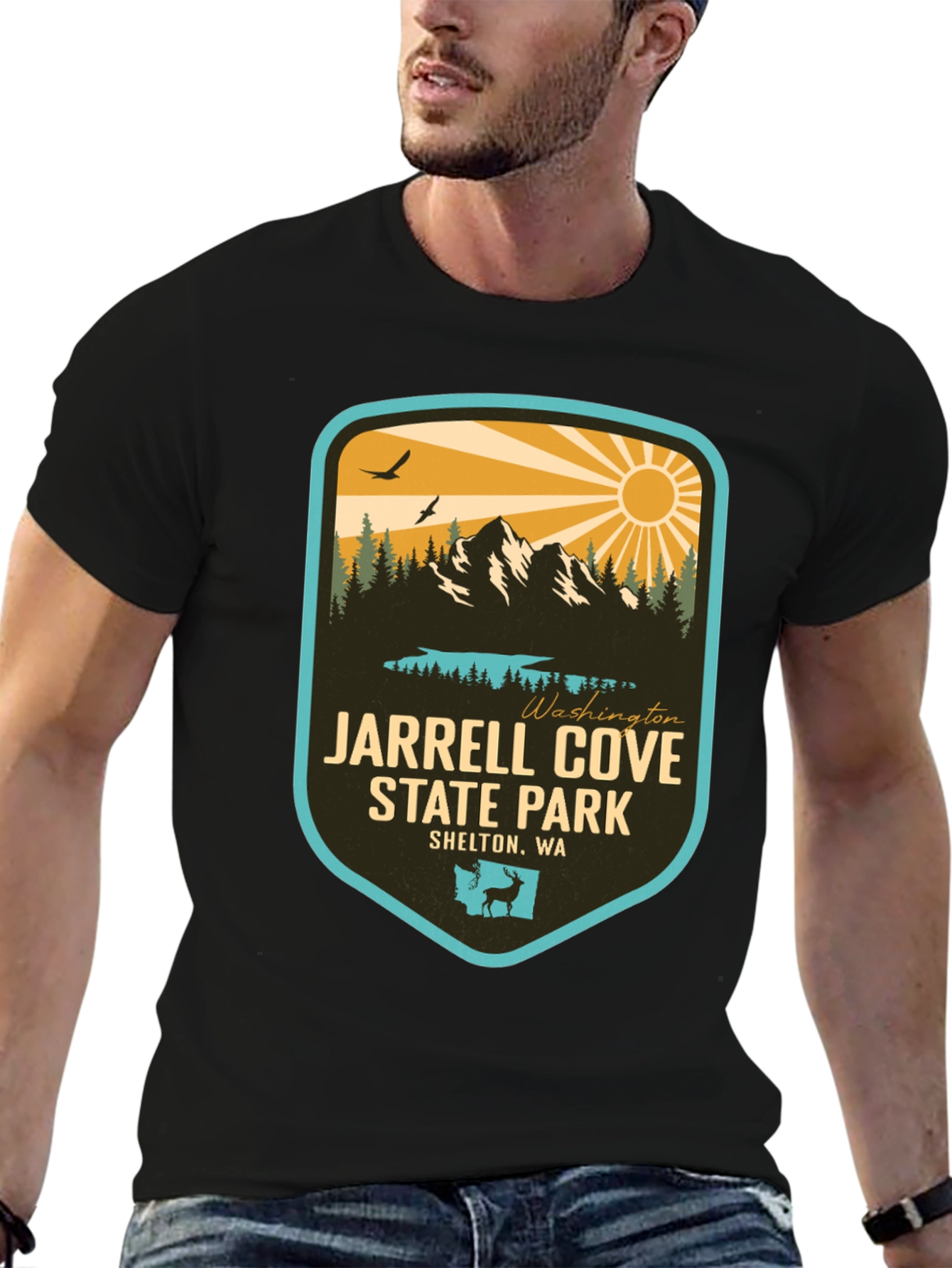 Jarrell Cove State Park T-Shirt - Washington Souvenir Tee