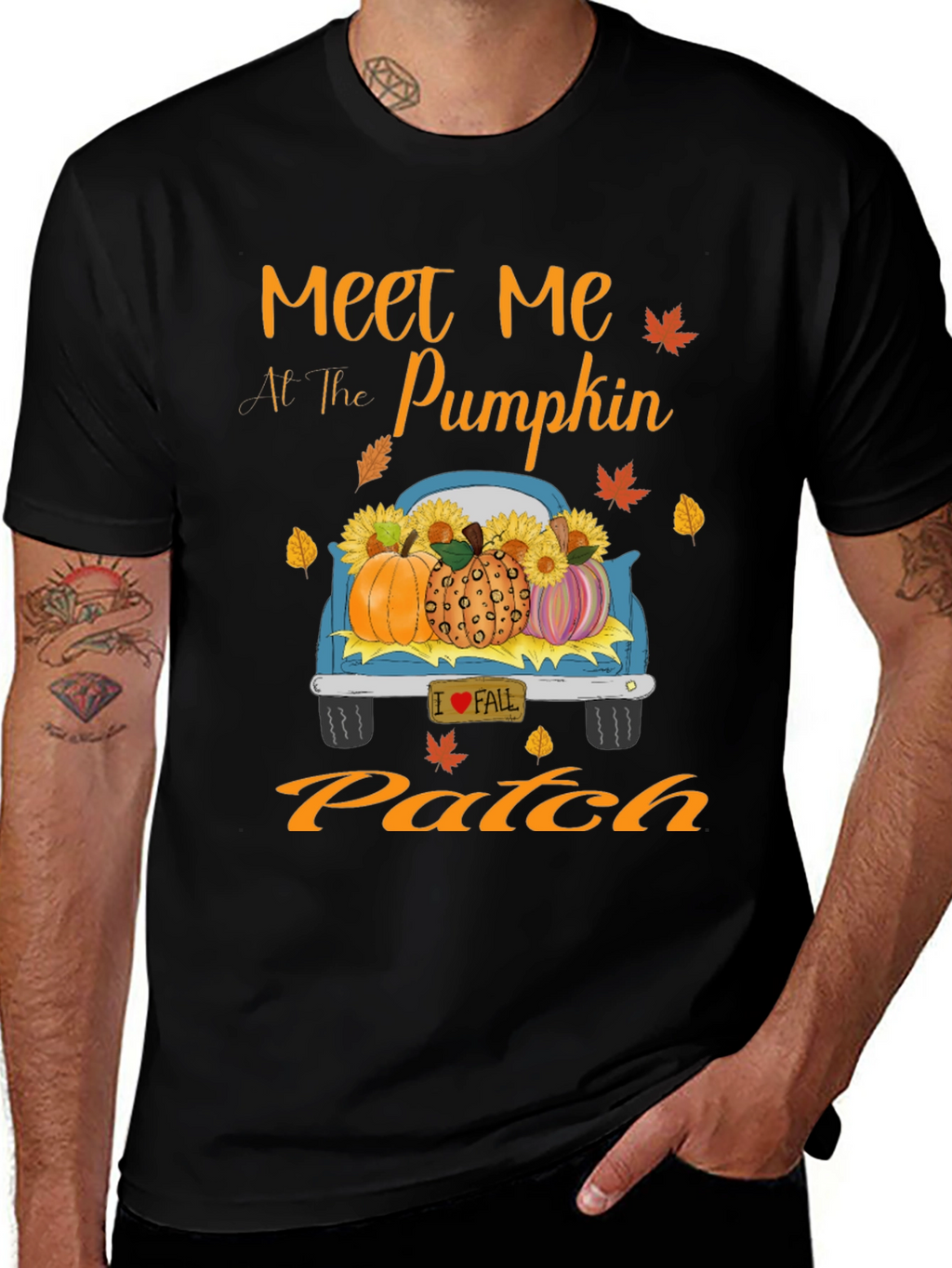Fall Pumpkin Patch Truck T-Shirt