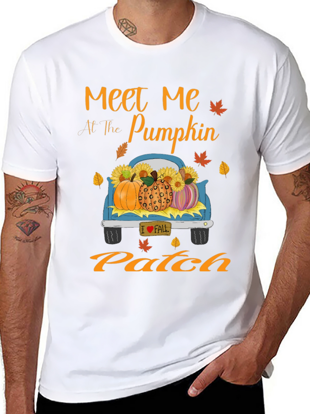Fall Pumpkin Patch Truck T-Shirt