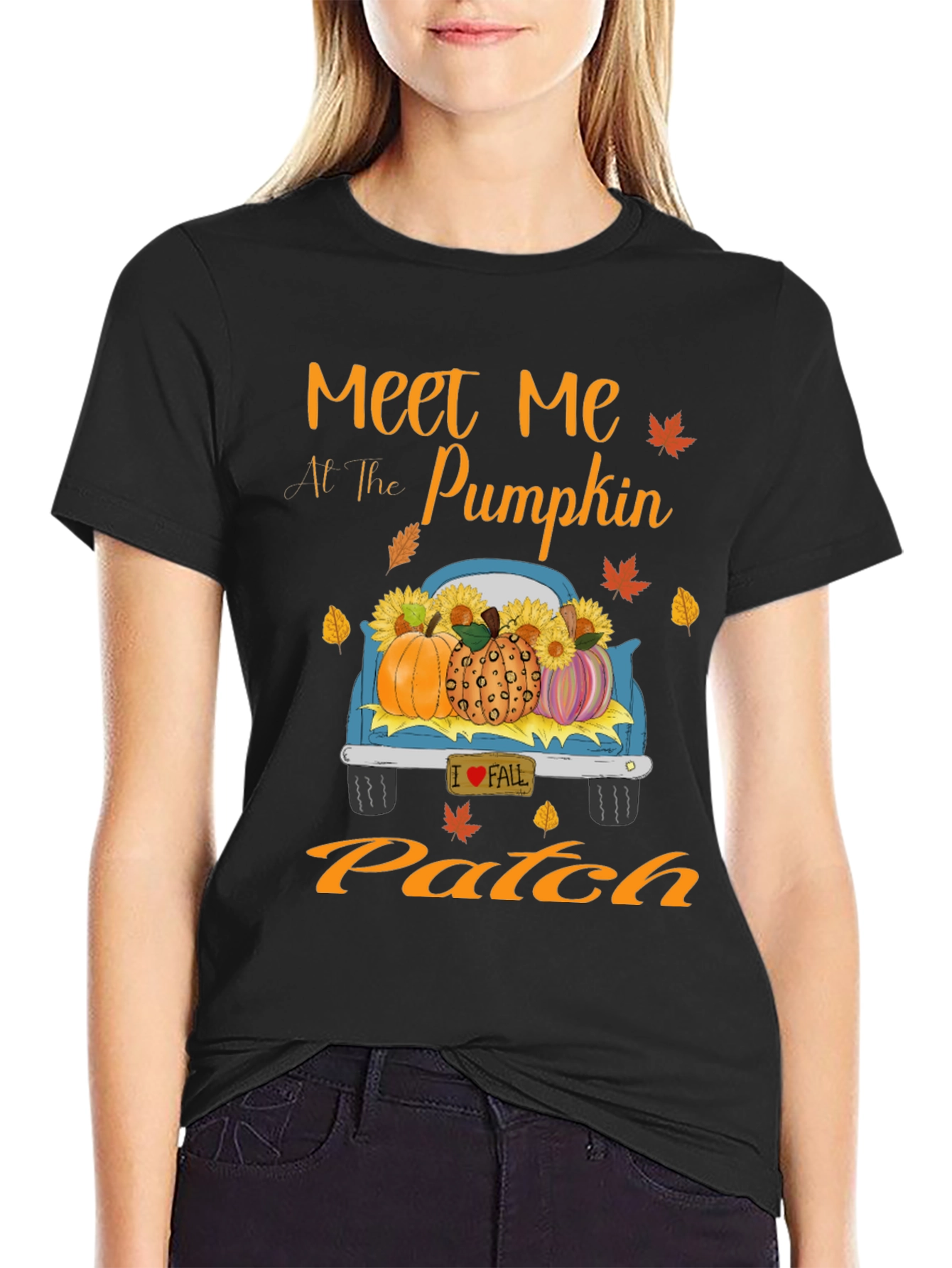 Fall Pumpkin Patch Truck T-Shirt