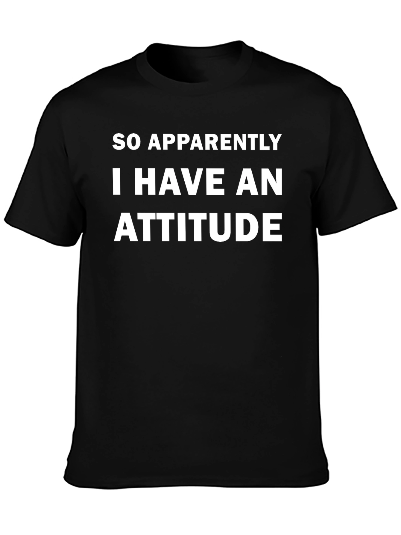 Attitude Graphic T-Shirt - Mens Humor Tee
