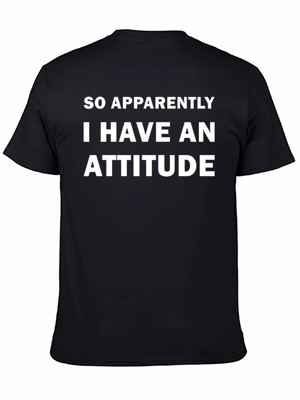 Attitude Graphic T-Shirt - Mens Humor Tee