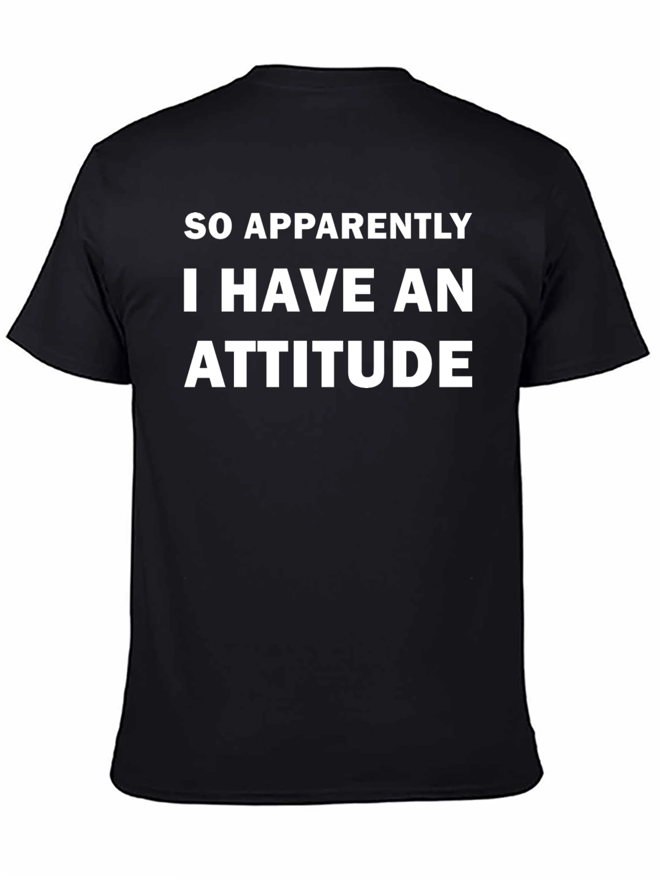 Attitude Graphic T-Shirt - Mens Humor Tee