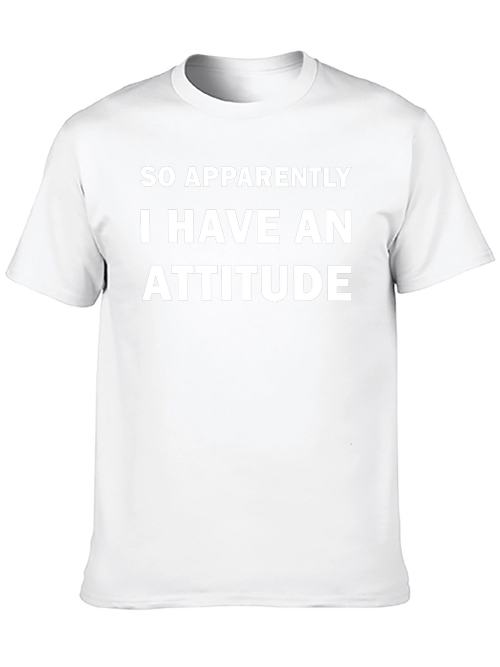 Attitude Graphic T-Shirt - Mens Humor Tee