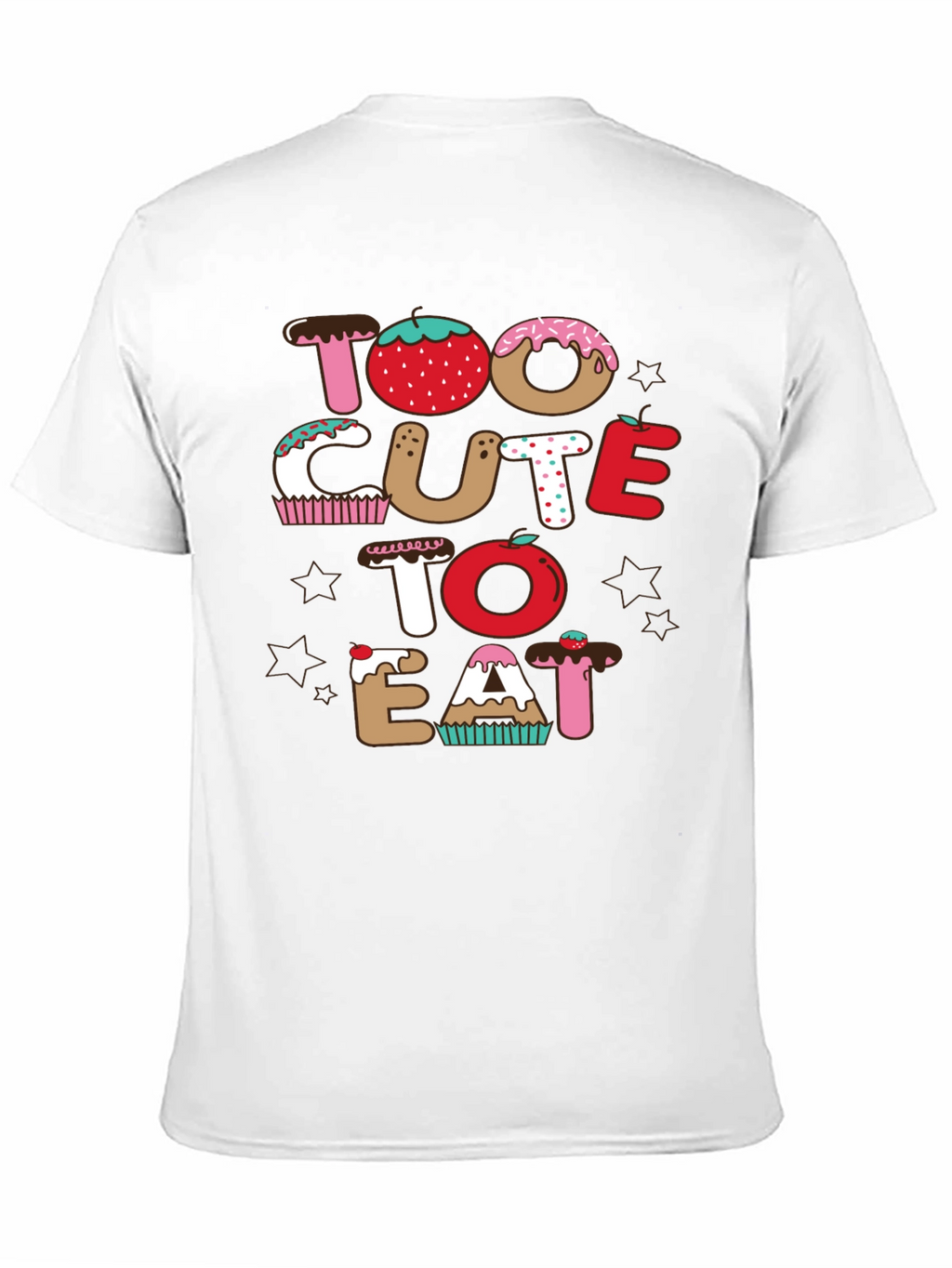 Too Cute To Eat Black T-Shirt