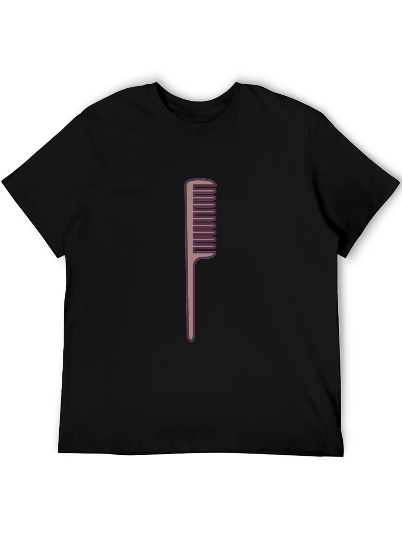 Comb Graphic Tee - Mens Black T-Shirt