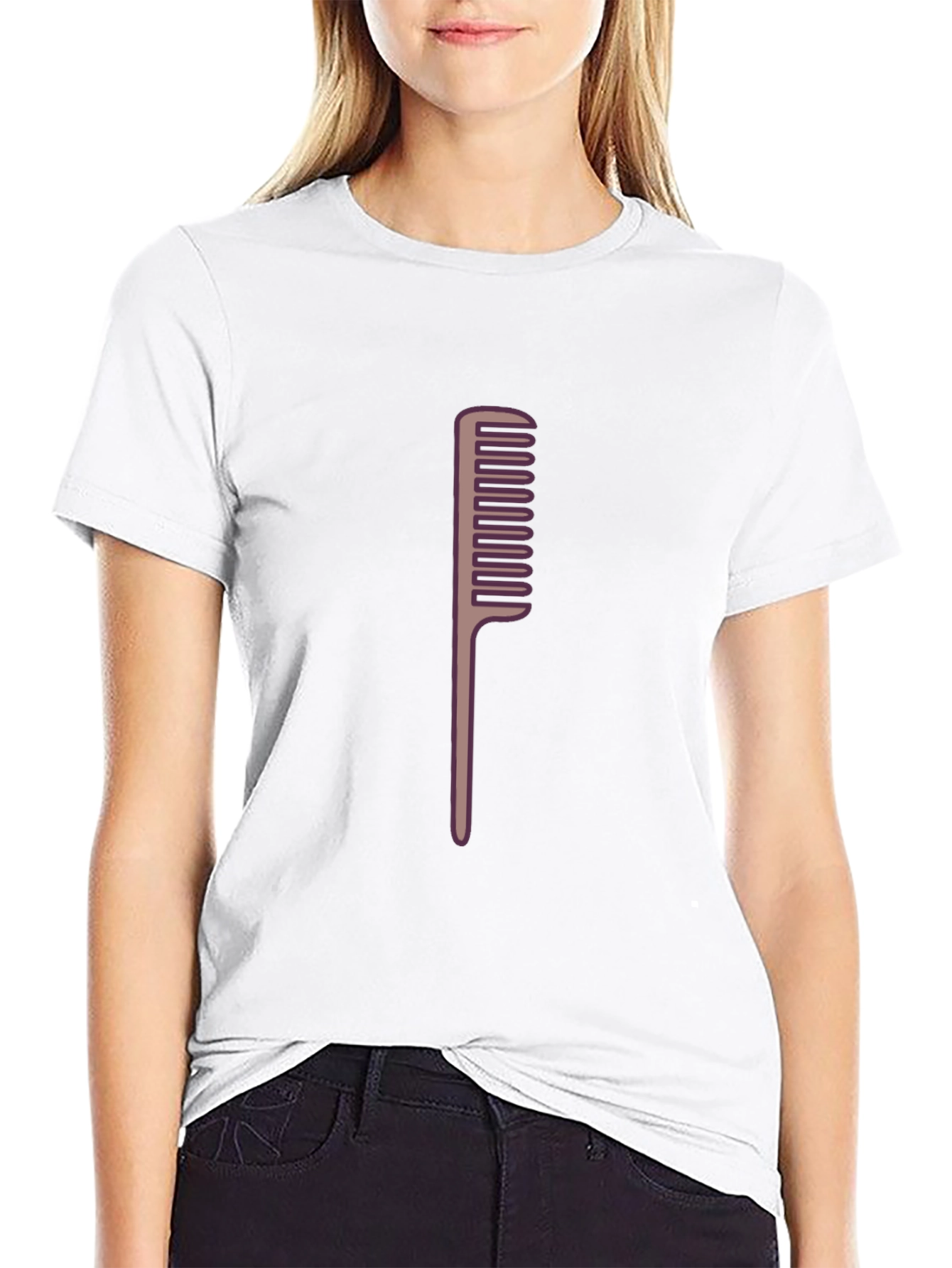 Comb Graphic Tee - Mens Black T-Shirt
