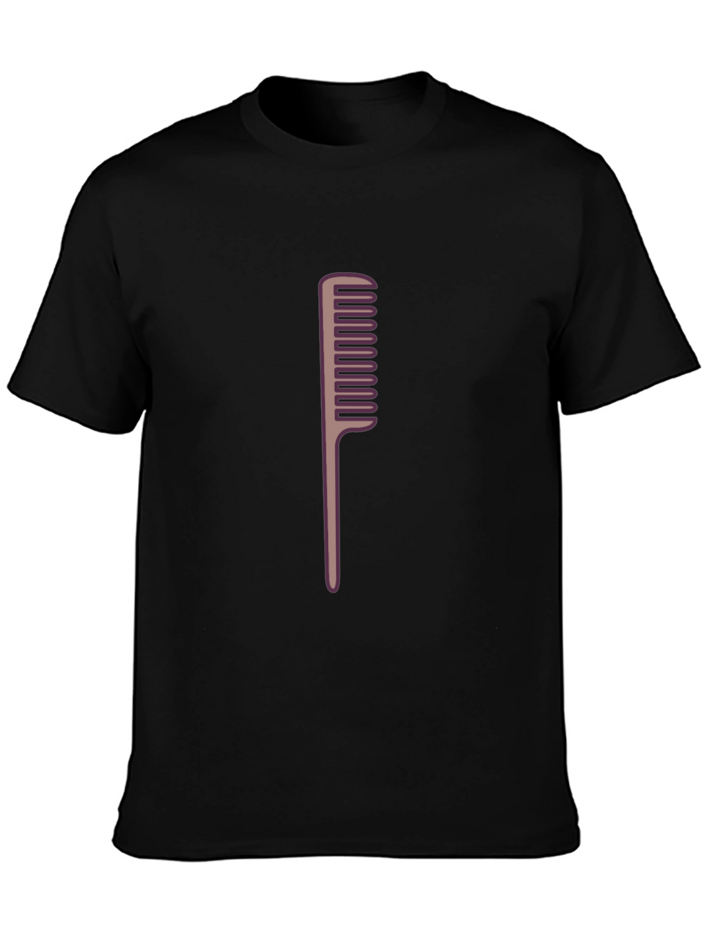 Comb Graphic Tee - Mens Black T-Shirt