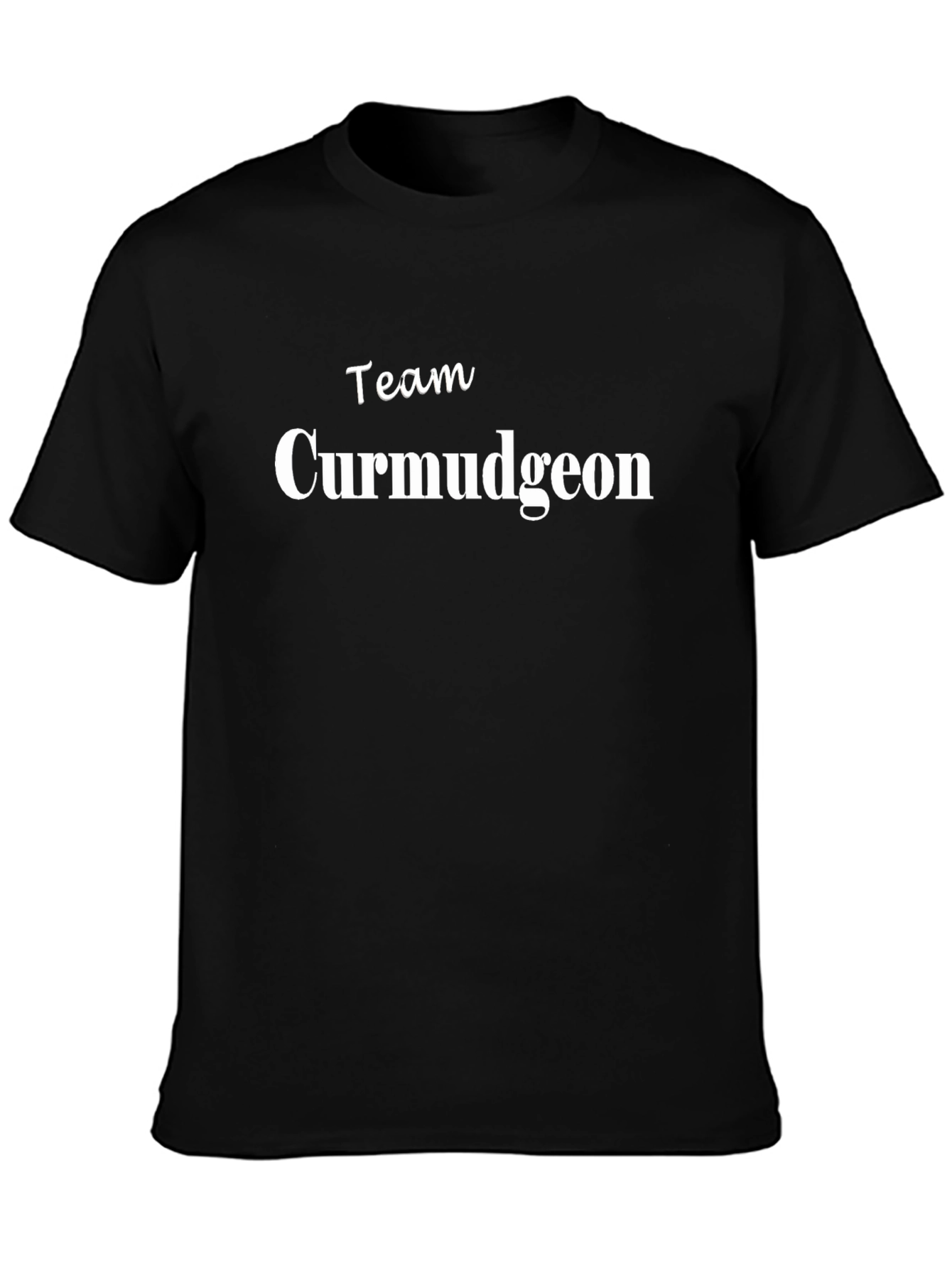 Team Curmudgeon Black T-Shirt