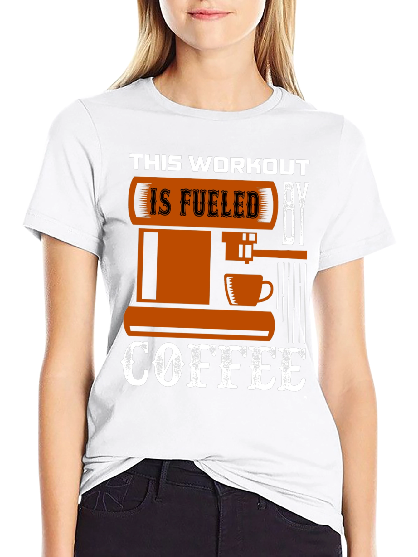 Fueled by Coffee Workout T-Shirt