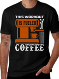 Fueled by Coffee Workout T-Shirt