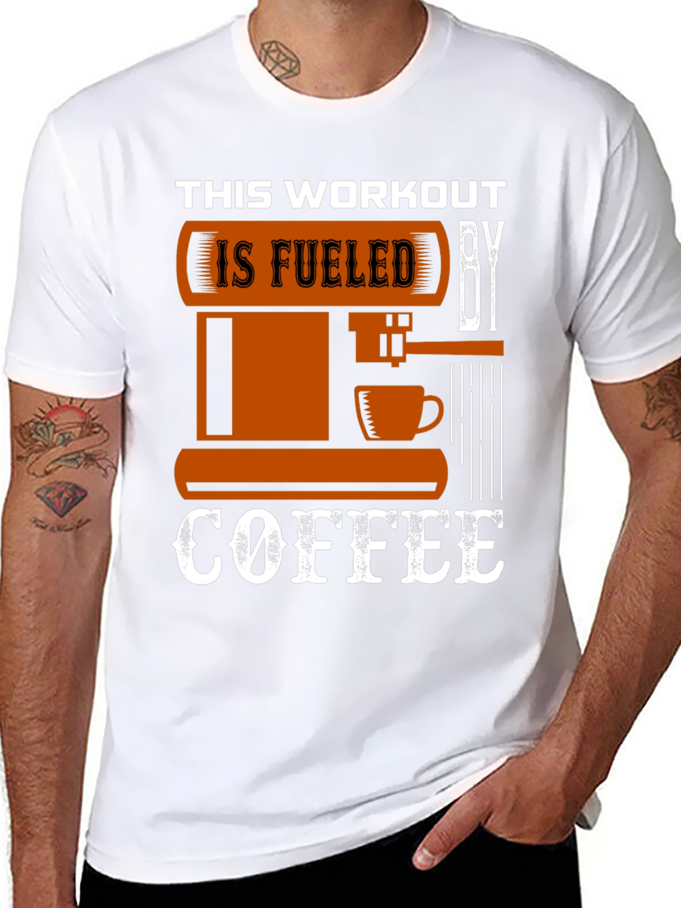 Fueled by Coffee Workout T-Shirt