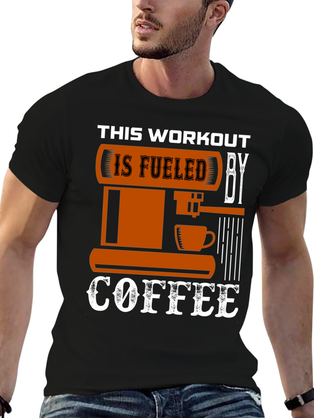 Fueled by Coffee Workout T-Shirt