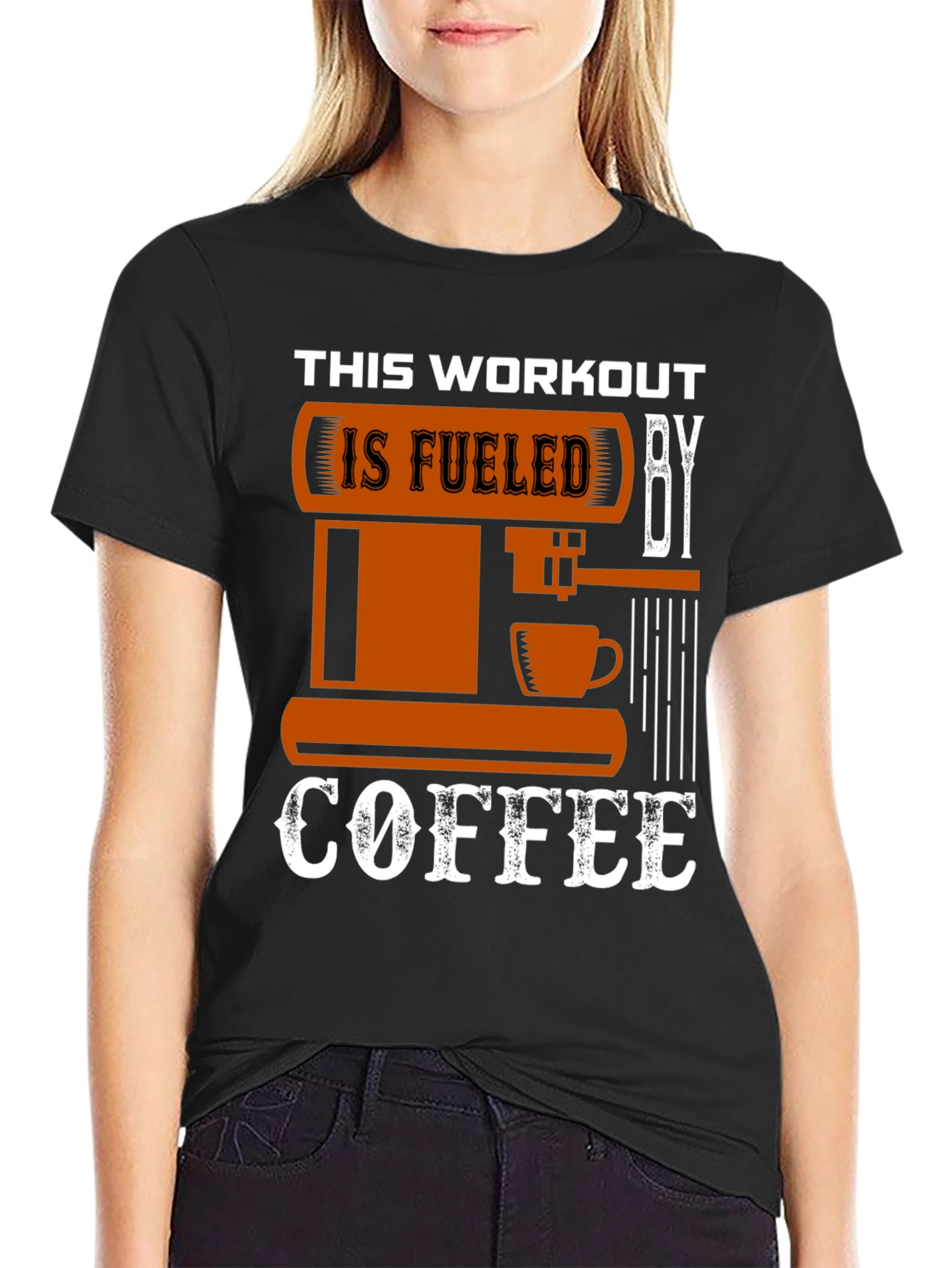 Fueled by Coffee Workout T-Shirt
