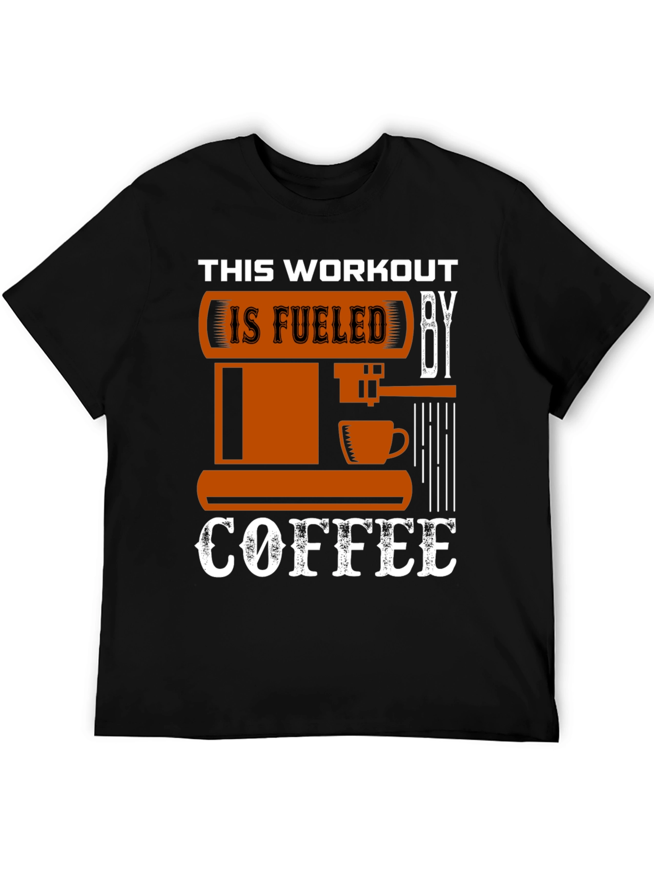 Fueled by Coffee Workout T-Shirt