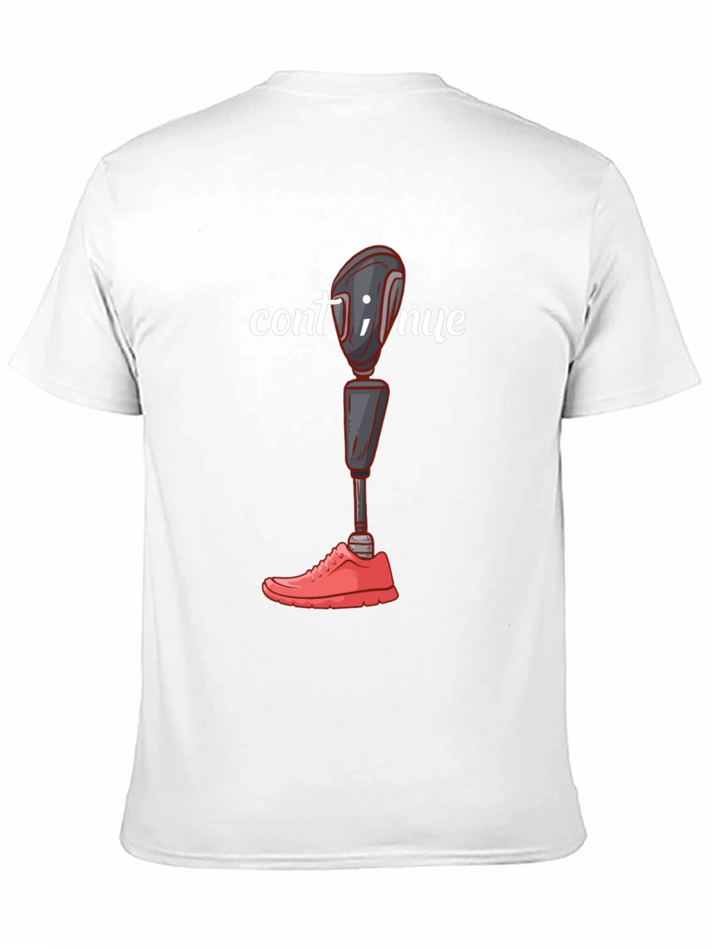Continue Amputee Humor Graphic T-Shirt