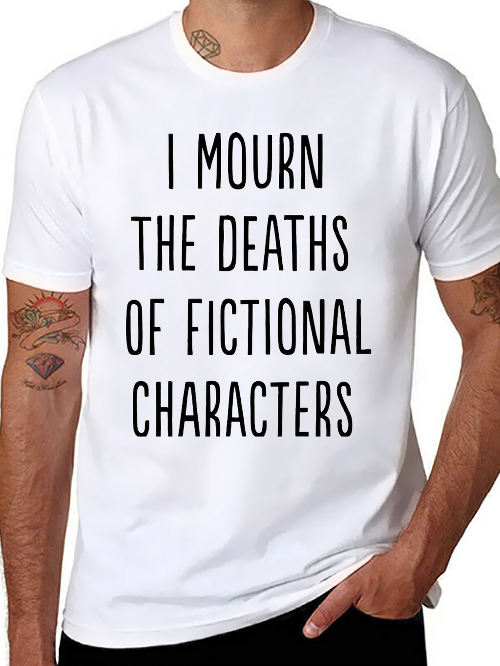 I Mourn Fictional Character Deaths T-Shirt