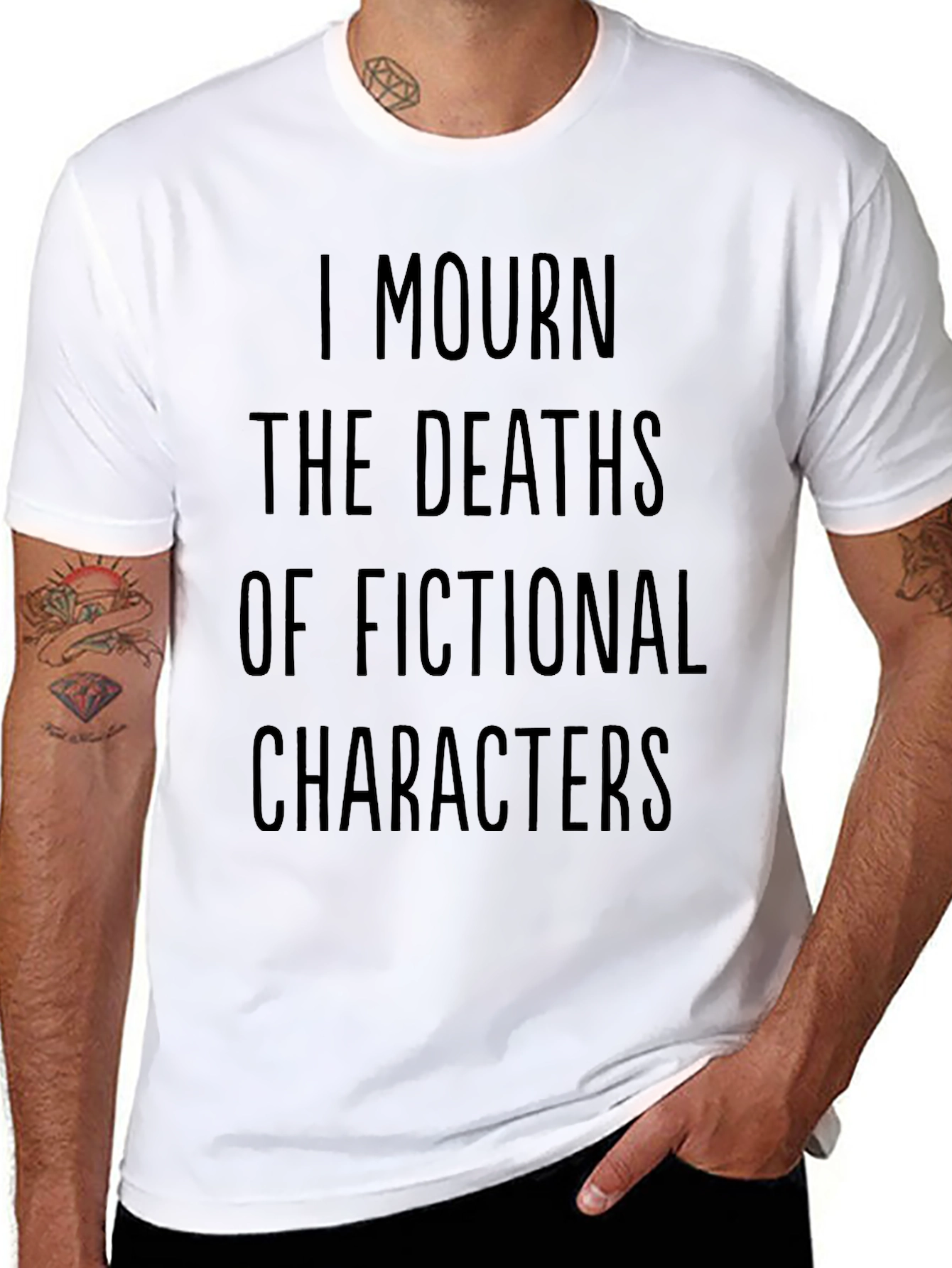 I Mourn Fictional Character Deaths T-Shirt