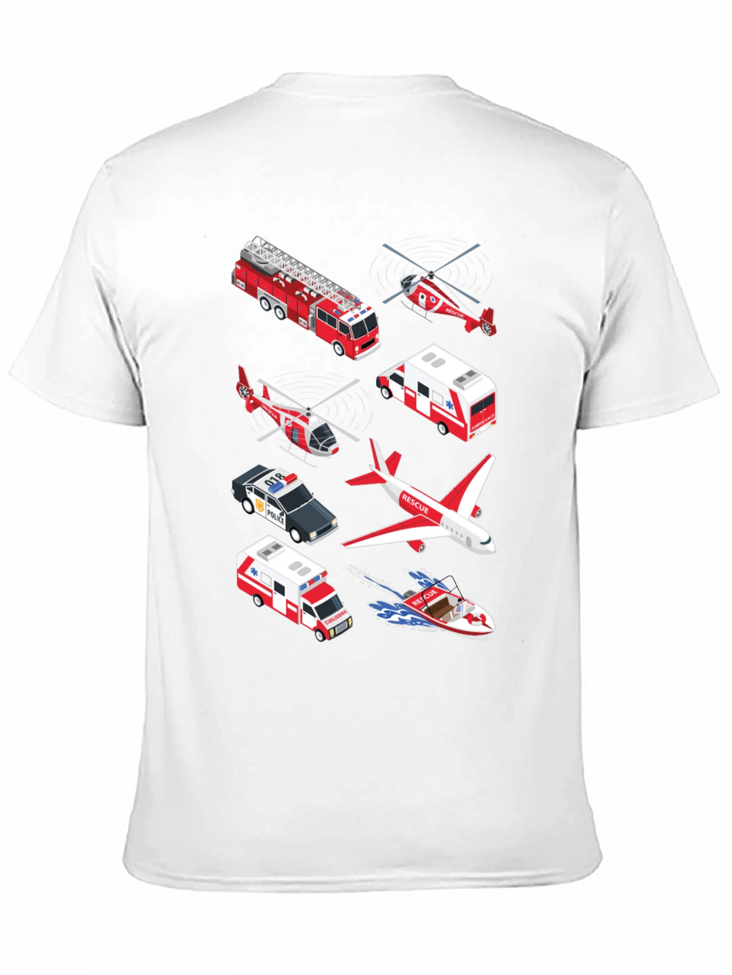 Rescue Vehicle Graphic T-Shirt