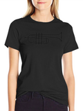 Minimalist Trumpet T-Shirt - Classic Black Tee