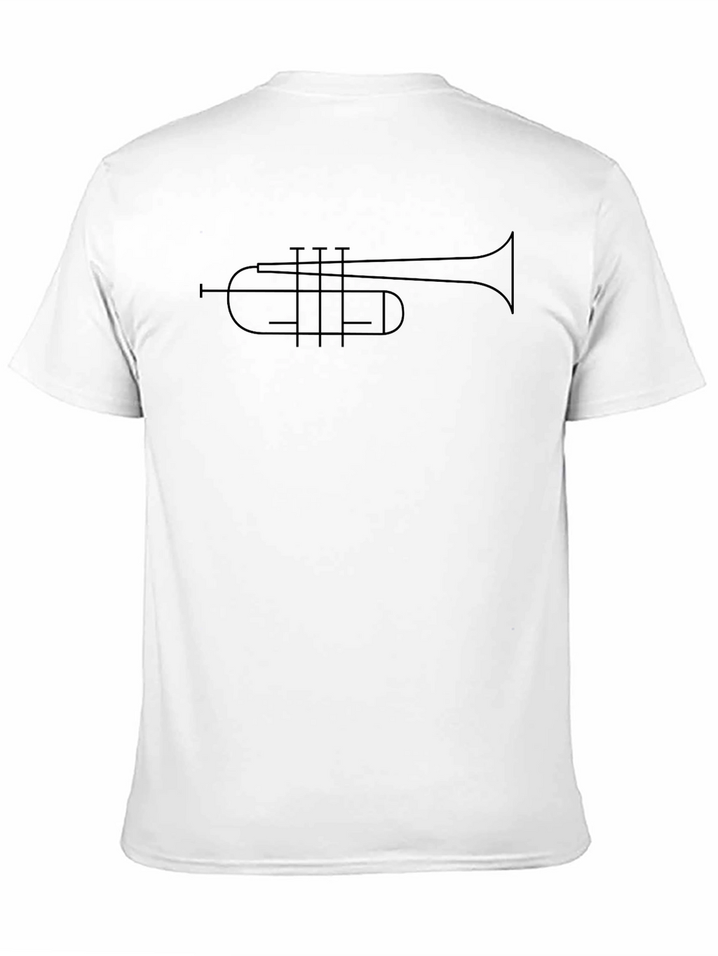 Minimalist Trumpet T-Shirt - Classic Black Tee