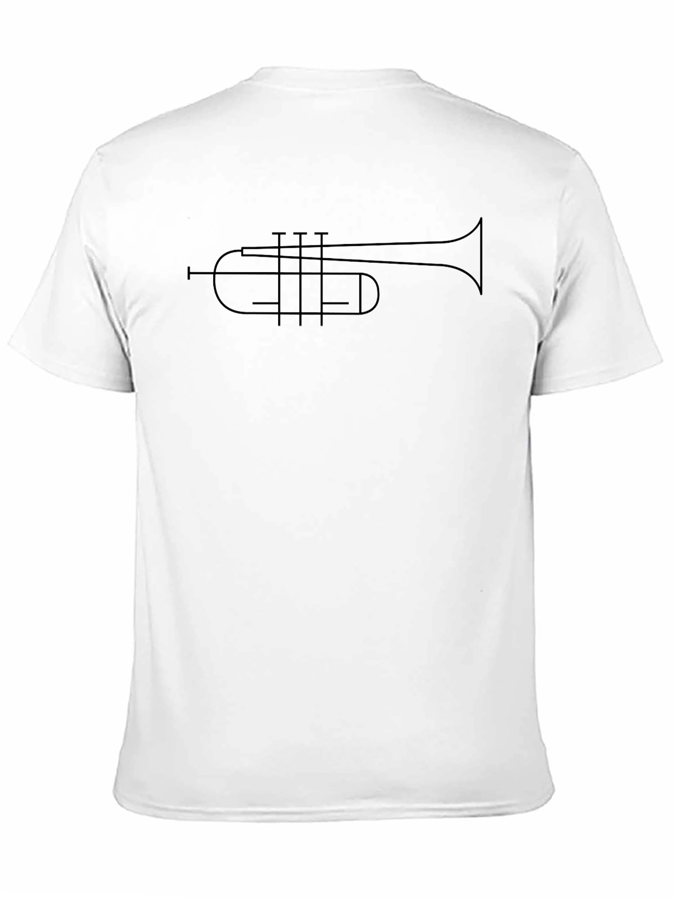Minimalist Trumpet T-Shirt - Classic Black Tee