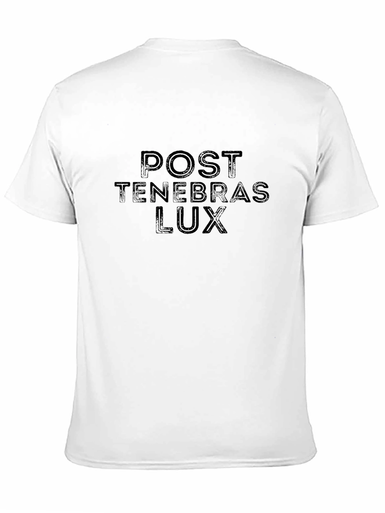 Post Tenebras Lux Black Graphic T-Shirt