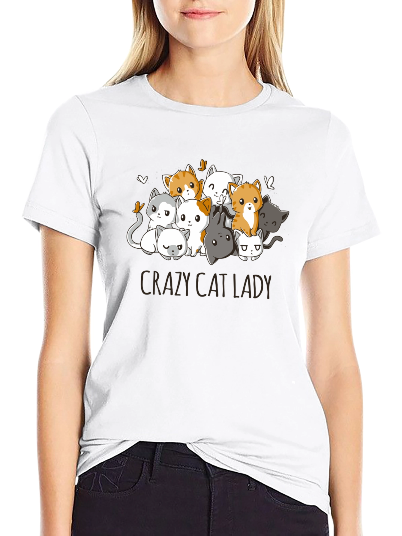 Crazy Cat Lady Graphic T-Shirt