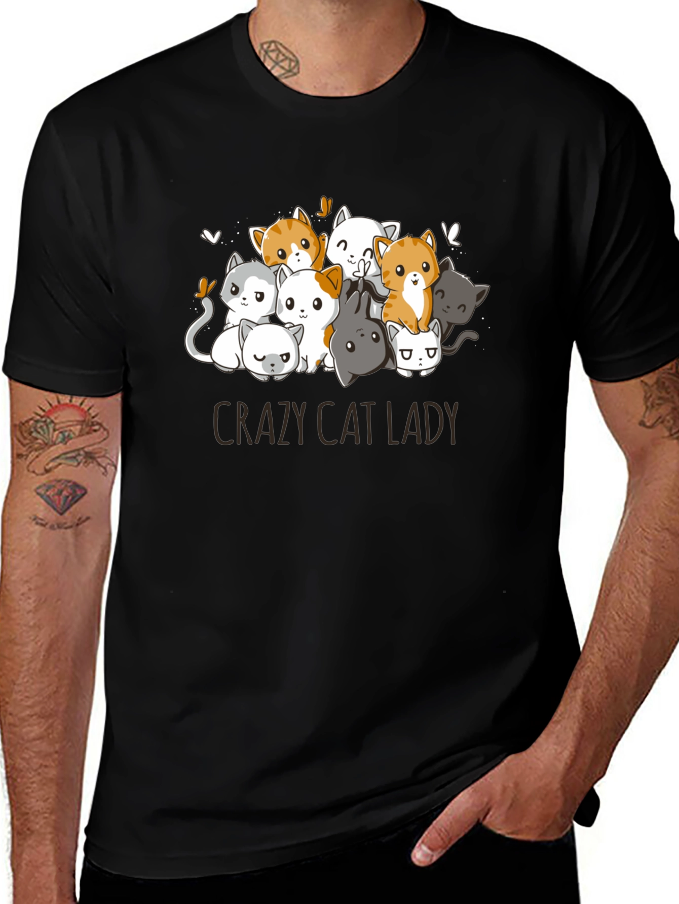 Crazy Cat Lady Graphic T-Shirt