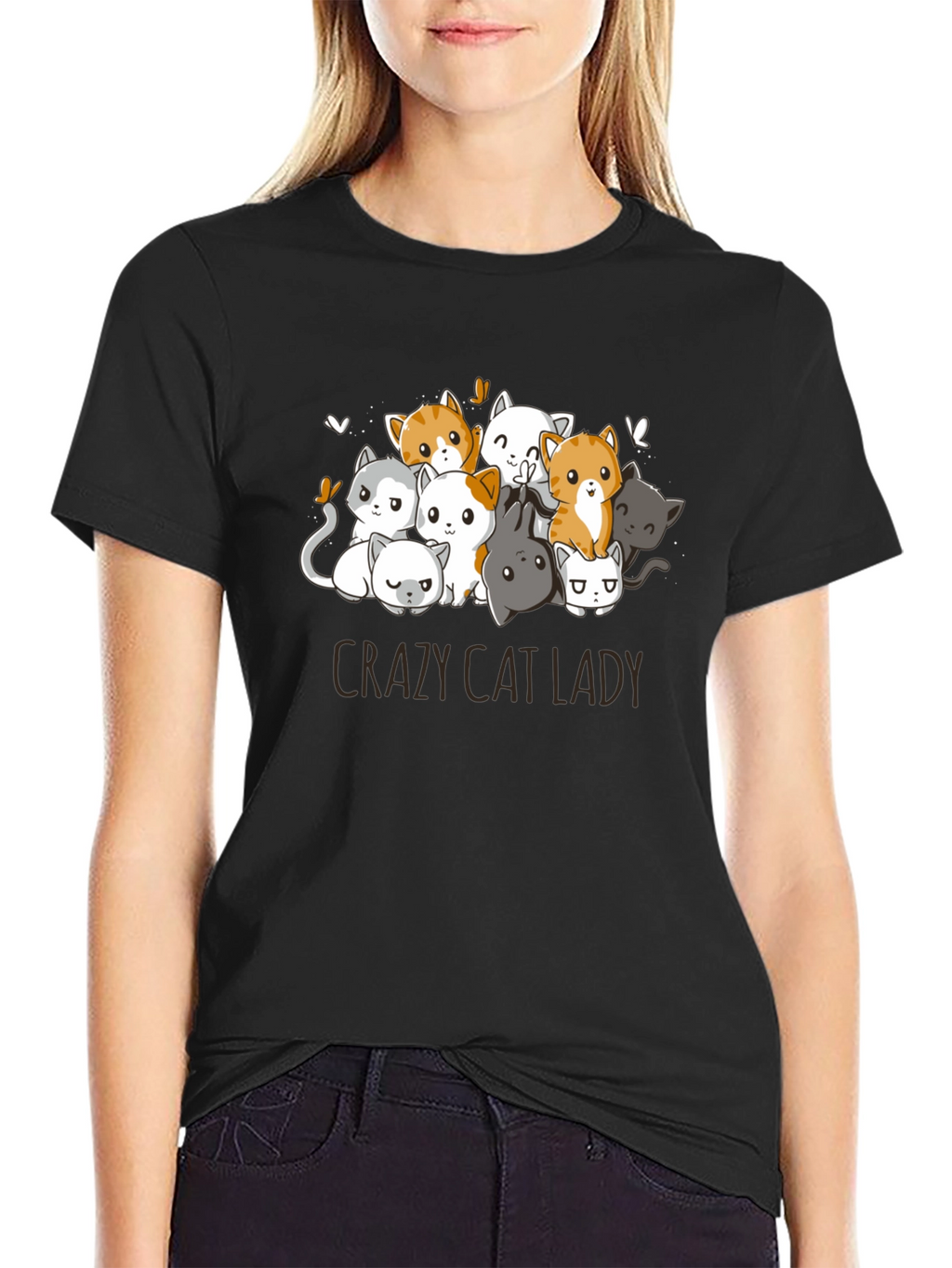 Crazy Cat Lady Graphic T-Shirt