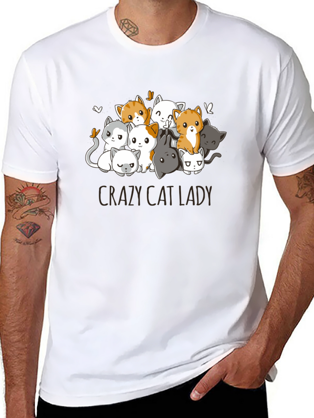 Crazy Cat Lady Graphic T-Shirt