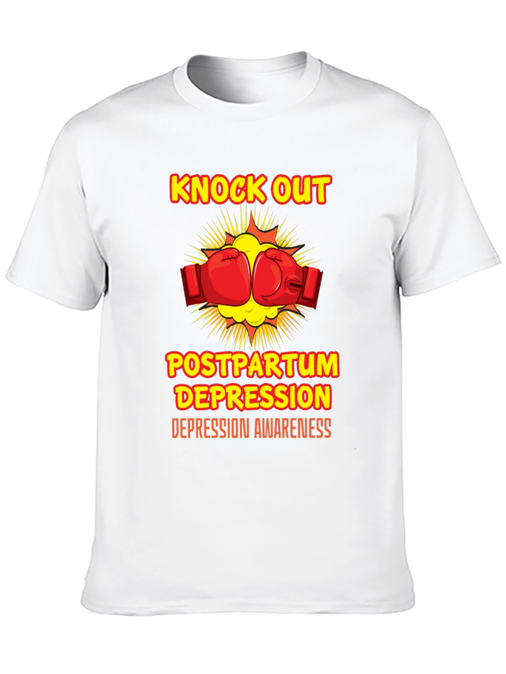 Knock Out Postpartum Depression Awareness T-Shirt