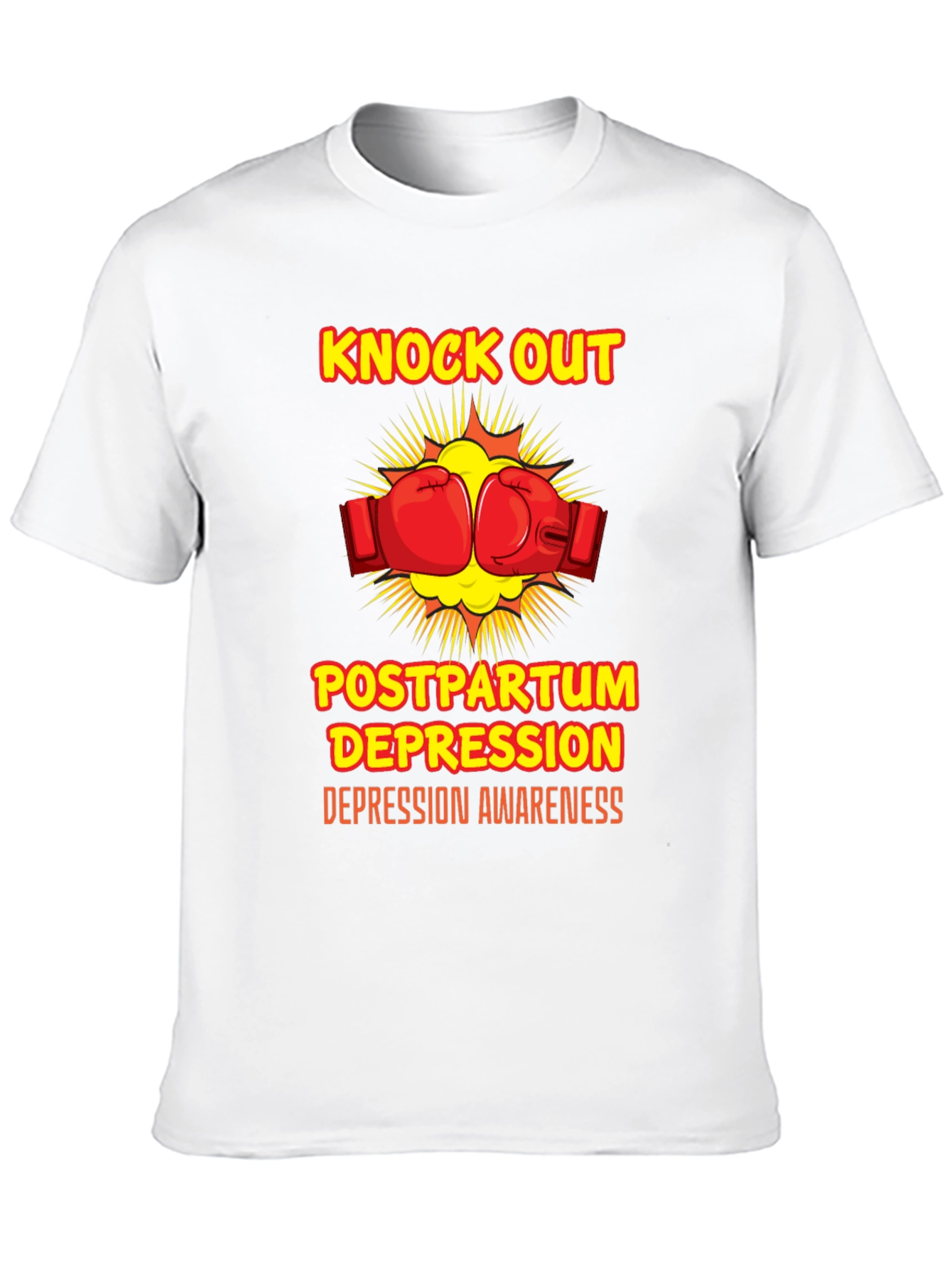 Knock Out Postpartum Depression Awareness T-Shirt