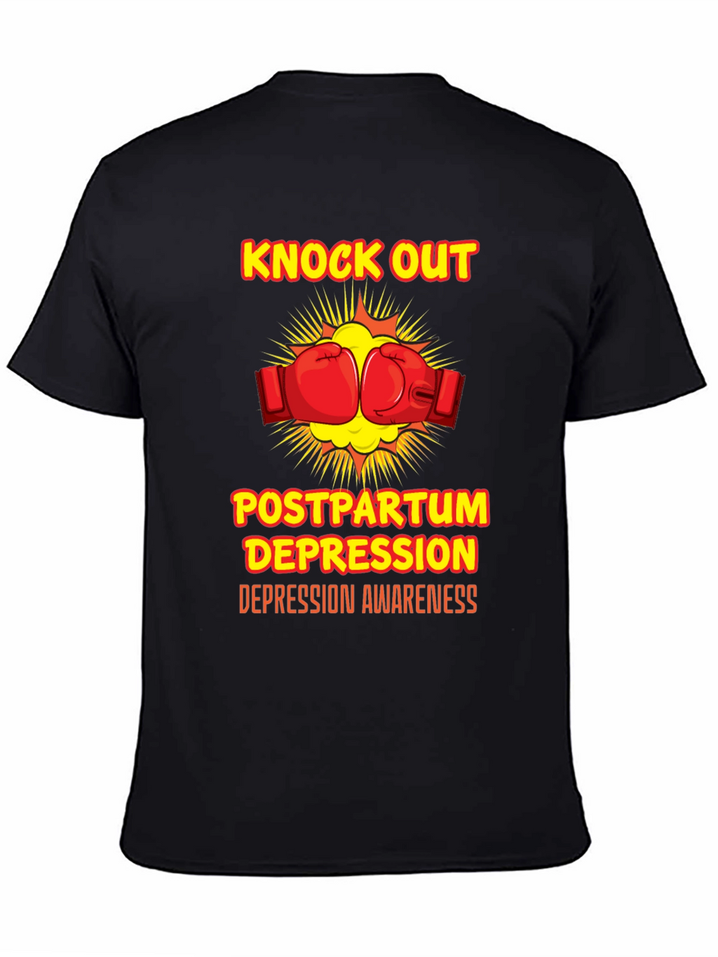 Knock Out Postpartum Depression Awareness T-Shirt