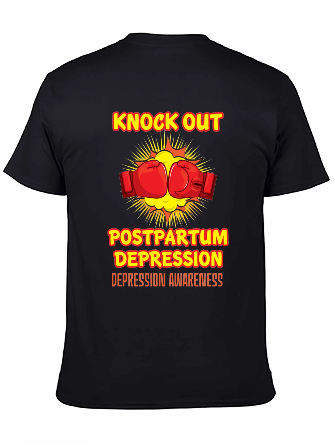 Knock Out Postpartum Depression Awareness T-Shirt