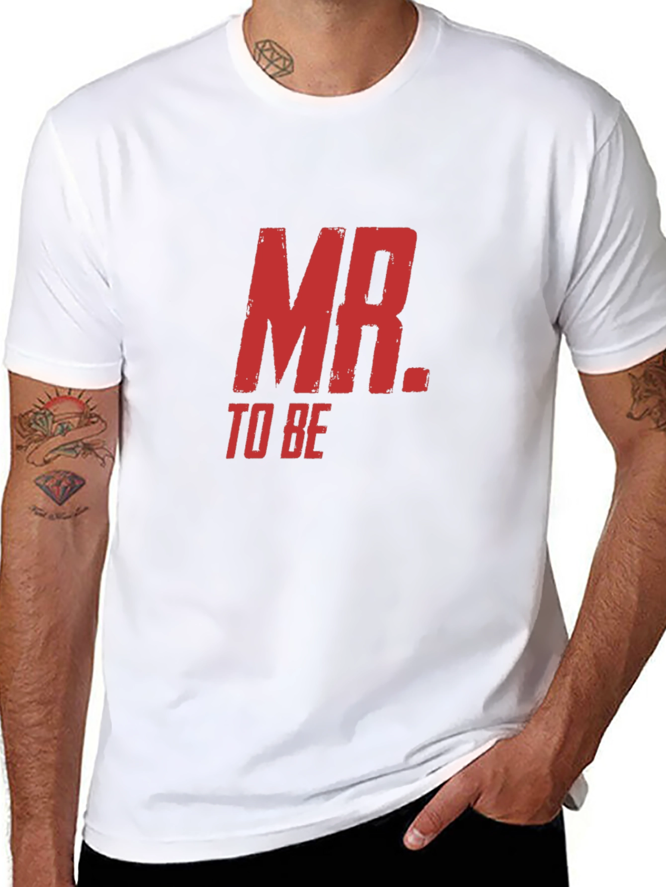 Mr. To Be Graphic Tee - Black T-Shirt