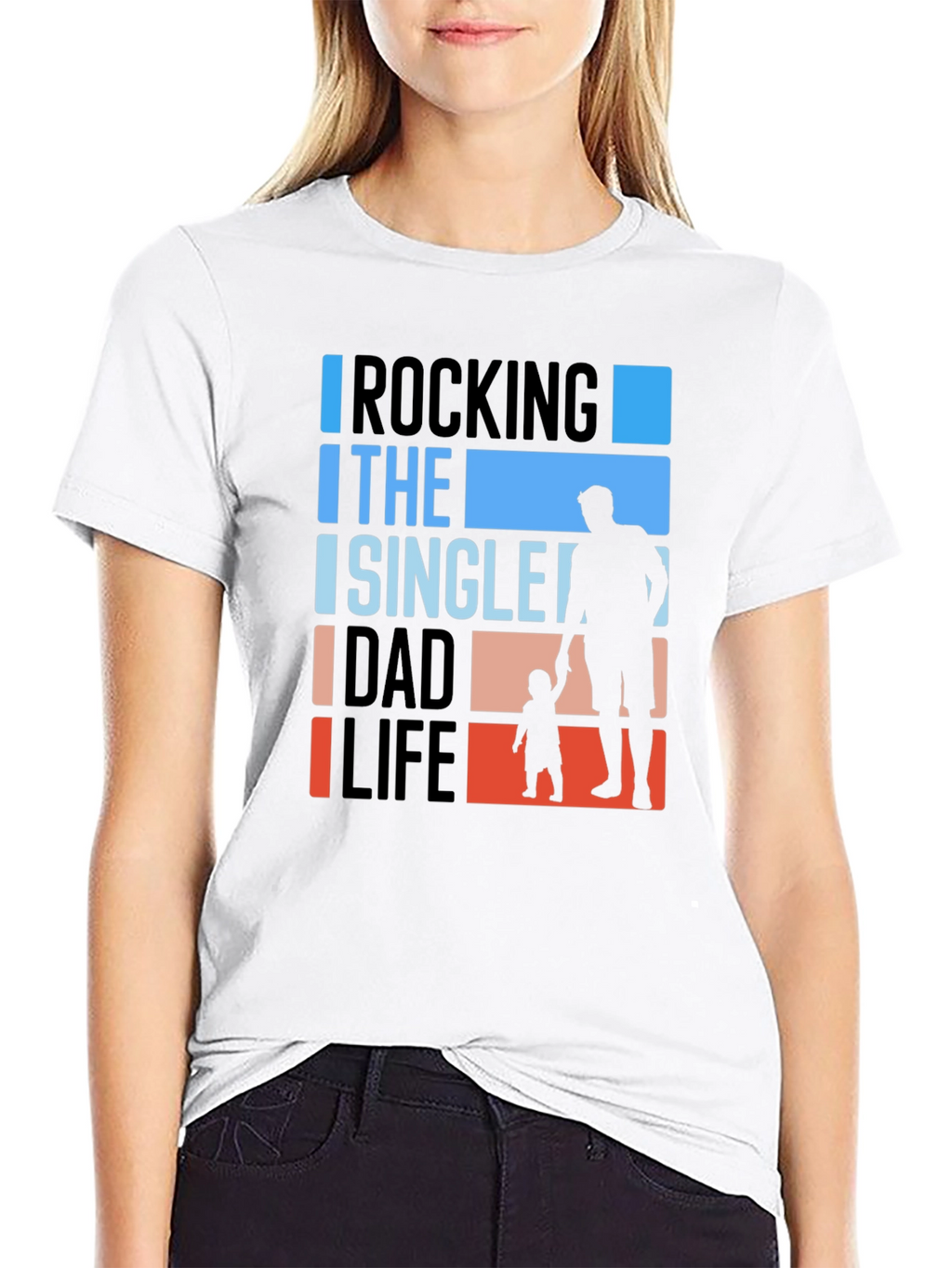 Rocking The Single Dad Life Graphic Tee