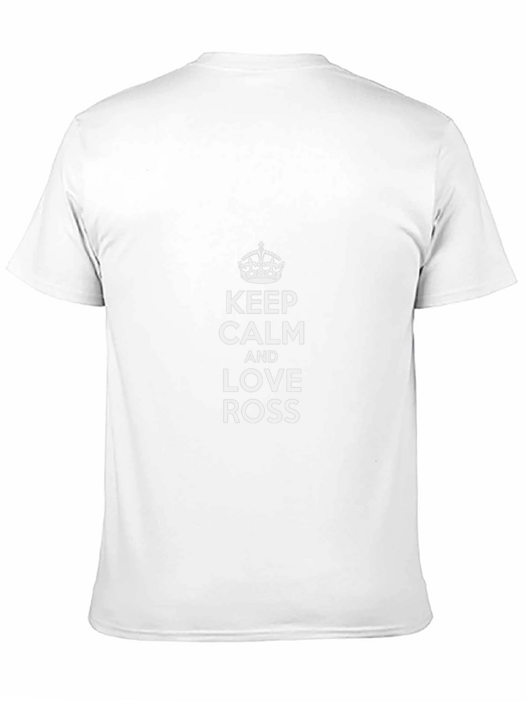 Keep Calm and Love Ross Black T-Shirt