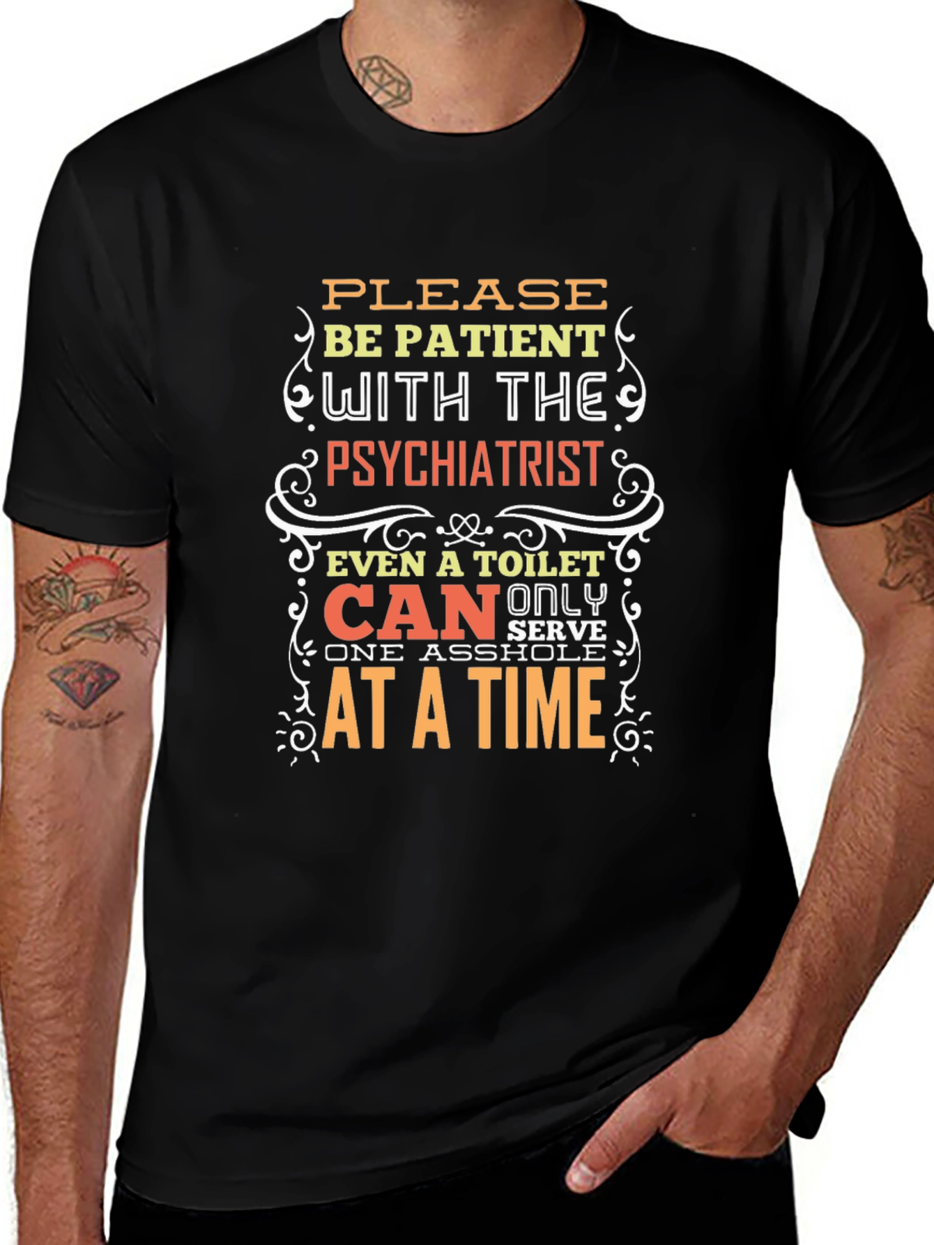 Patient Psychiatrist Novelty Graphic Tee