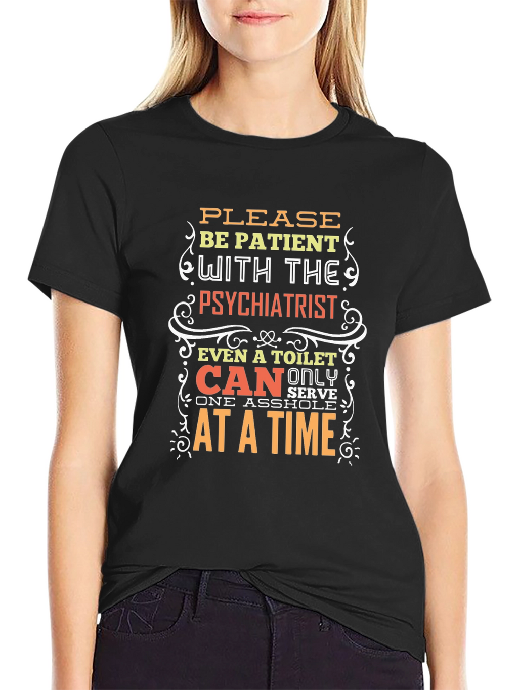 Patient Psychiatrist Novelty Graphic Tee