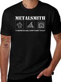Metalsmith Black T-Shirt - No App For That