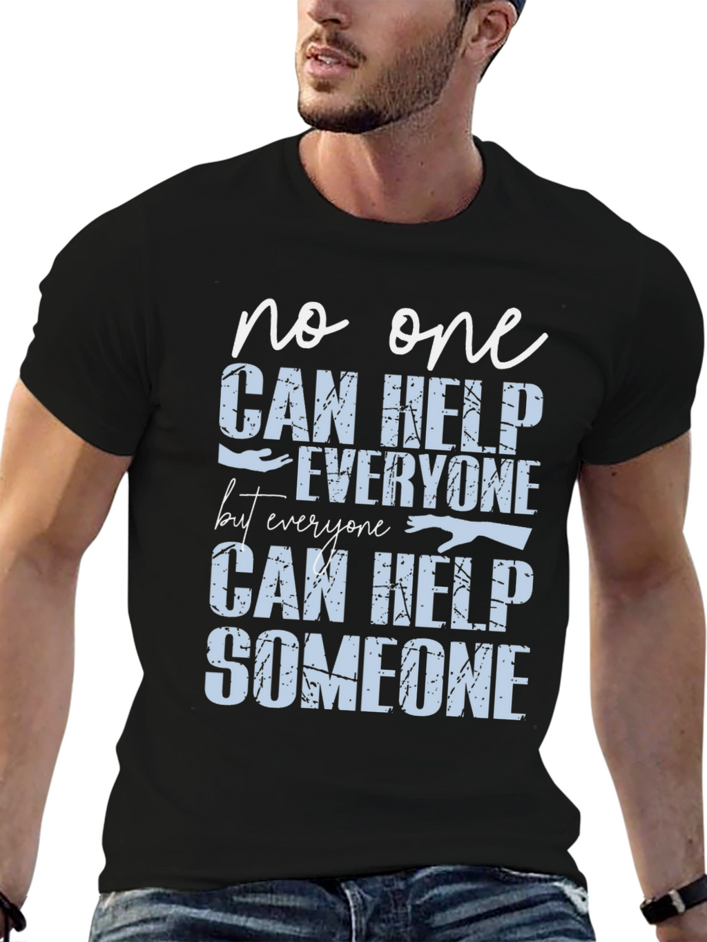Help Someone Graphic Tee - Motivational T-Shirt