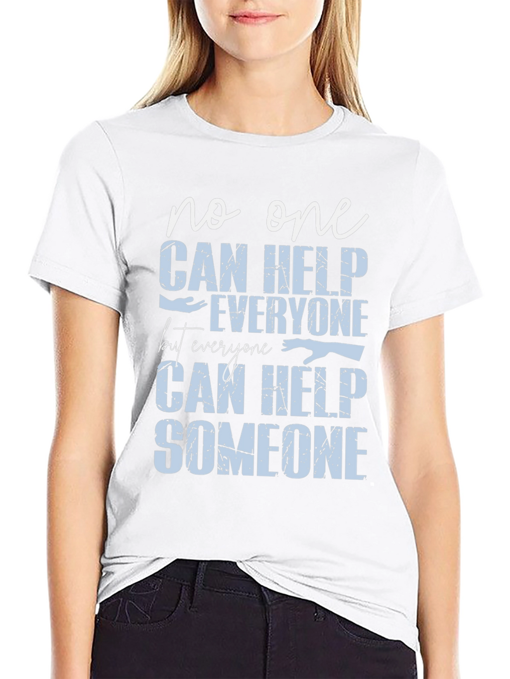 Help Someone Graphic Tee - Motivational T-Shirt