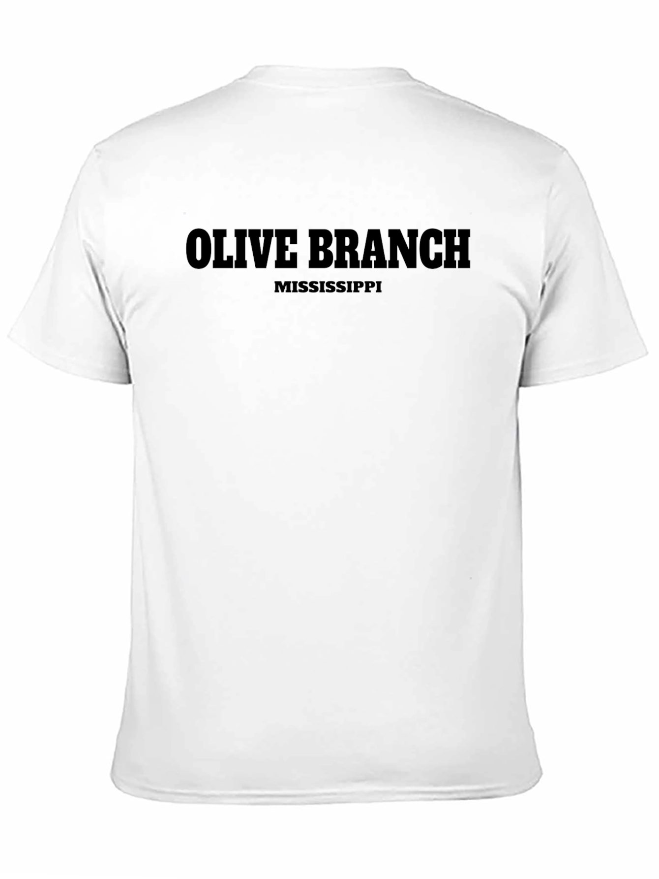 Olive Branch Mississippi Black Graphic Tee Shirt