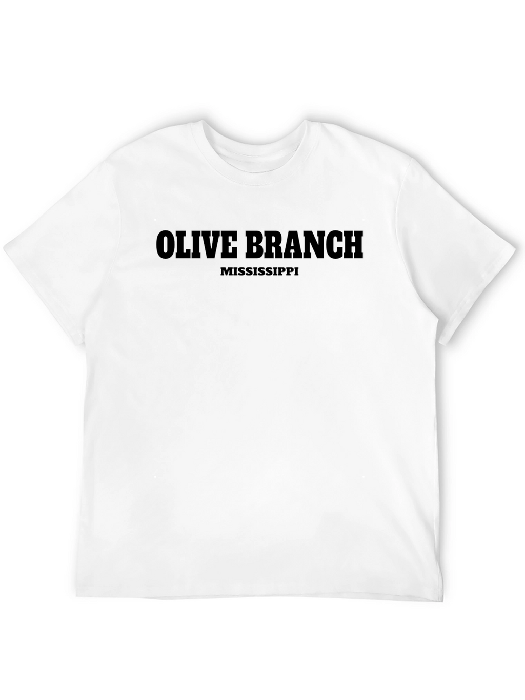 Olive Branch Mississippi Black Graphic Tee Shirt